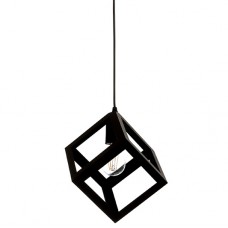 Φωτιστικό Κρεμαστό Μονόφωτο Φ26cm E27 230V Μαύρο 4400-BL